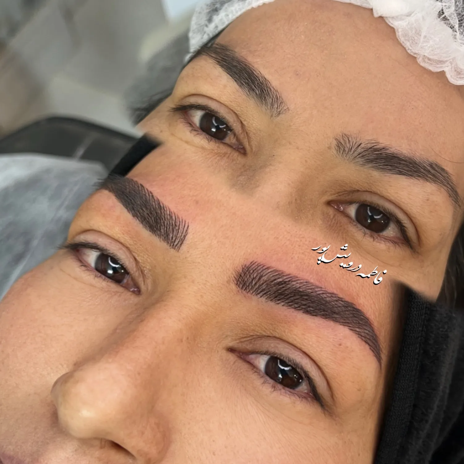 نتیجه میکروبلیدینگ ابرو طبیعی و متقارن نتیجه میکروبلیدینگ ابرو طبیعی و متقارن