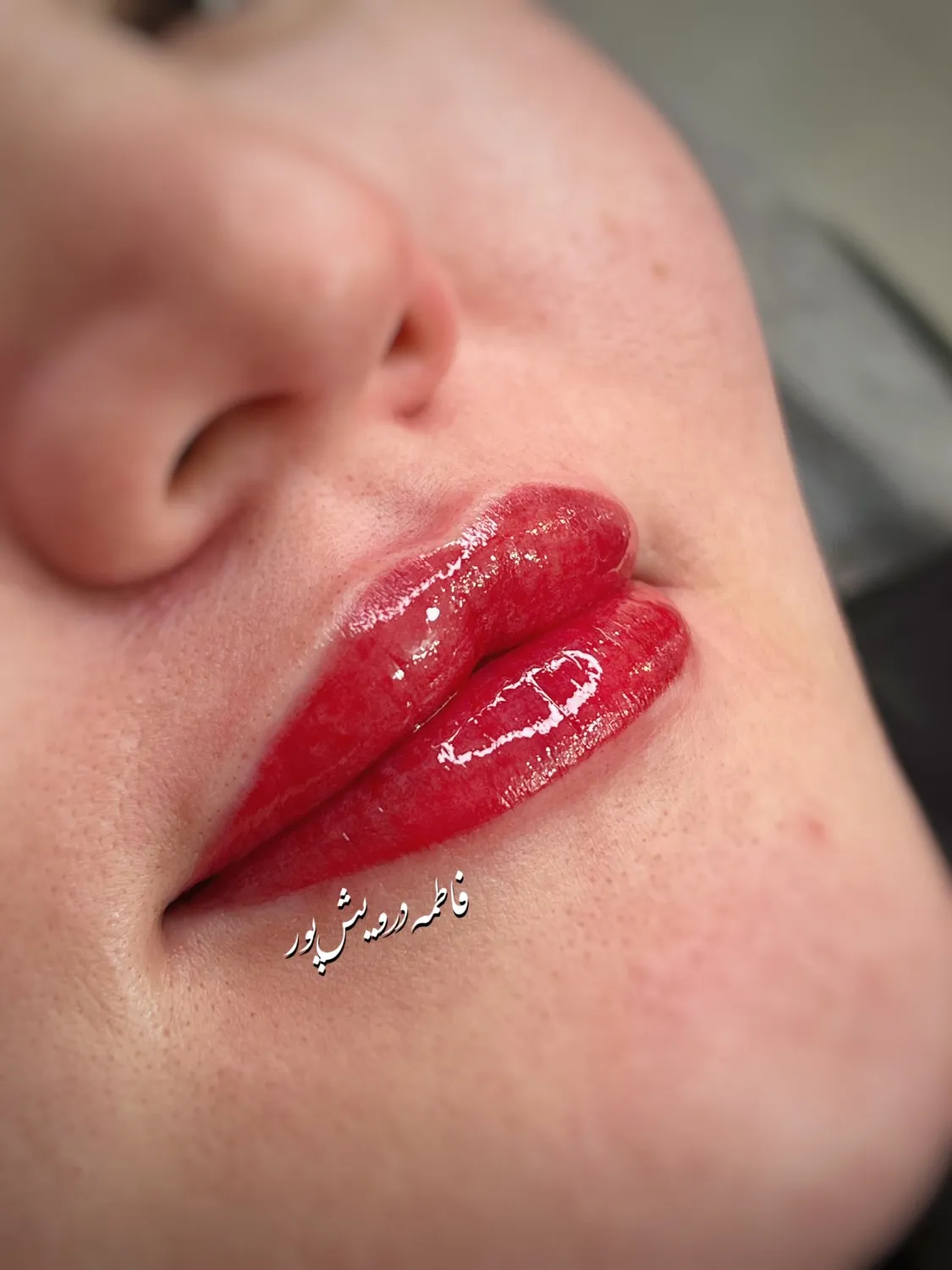 آرایش دائم کامل نمونه کار کامل آرایش دائم ابرو، چشم و لب