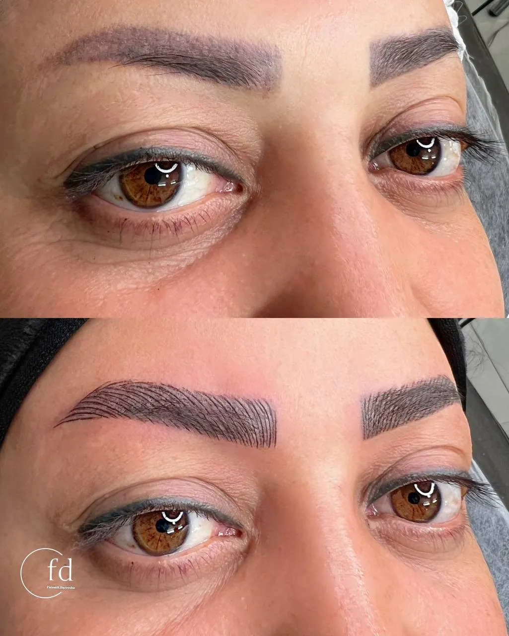 نمونه کار میکروبلیدینگ ابرو ظریف در مشهد نمونه کار میکروبلیدینگ ابرو ظریف در مشهد